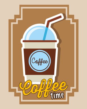 kahve saat simgesini