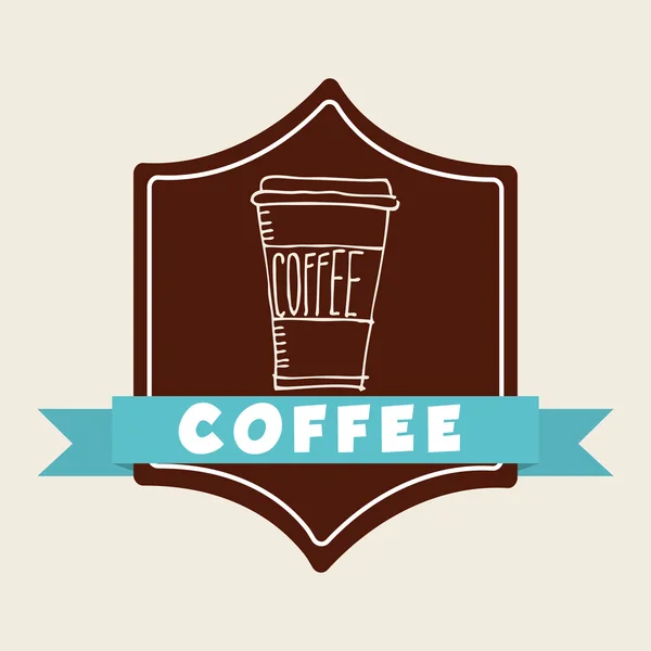 Icono hora del café — Vector de stock