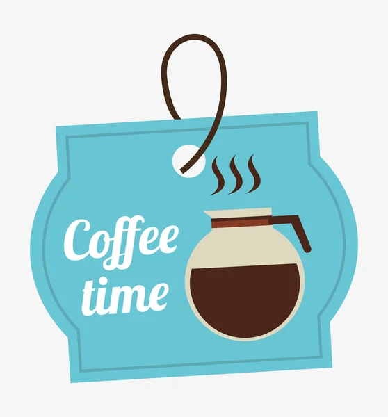 Coffee time icon — Stock Vector