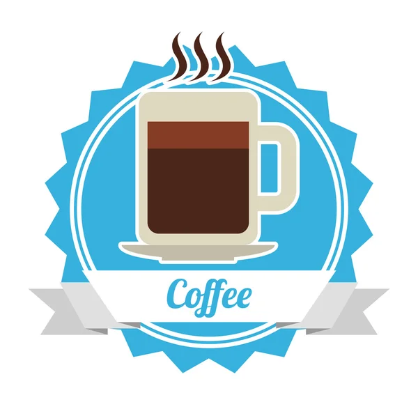 Icono hora del café — Archivo Imágenes Vectoriales