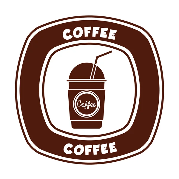 咖啡时间图标 — 图库矢量图片
