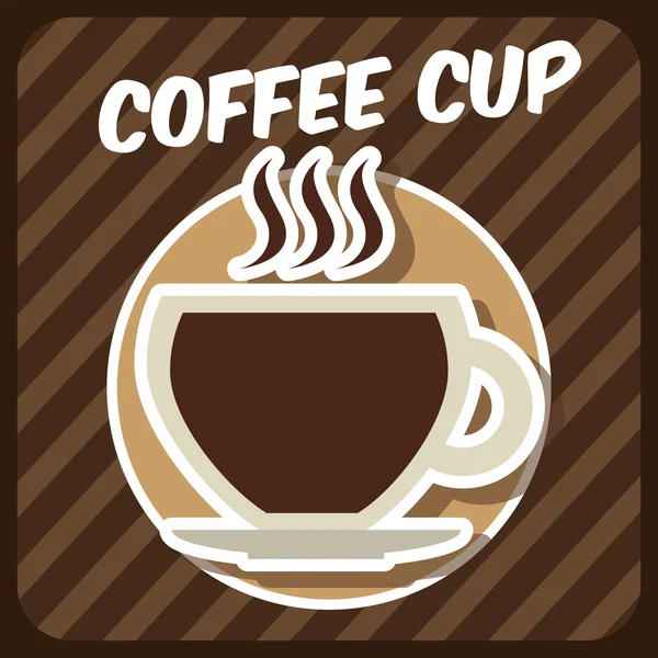 Icono hora del café — Vector de stock