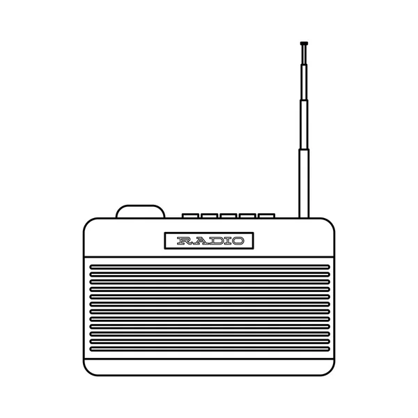 Dispositivo antiguo — Vector de stock