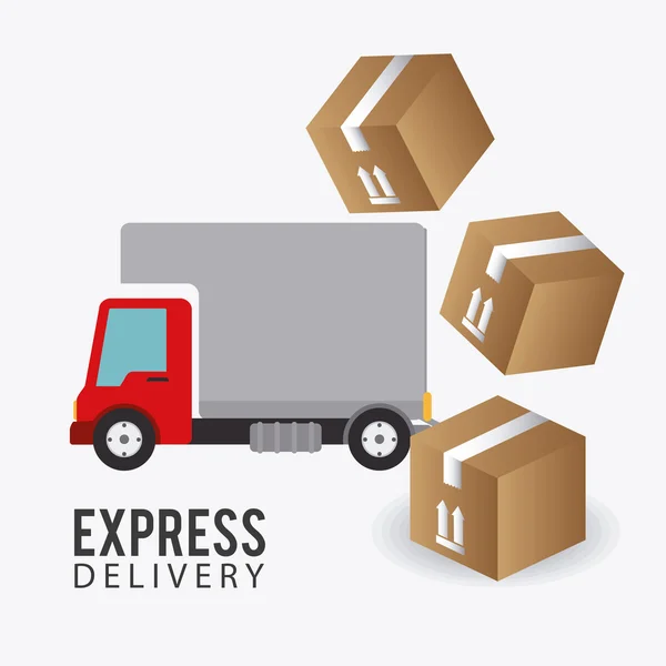 Delivery design. — Stock Vector