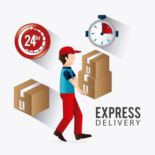 Delivery design. — Stock Vector