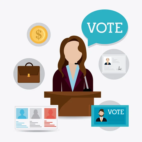 Vote design. — Stock Vector