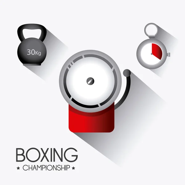 Boxning design. — Stock vektor