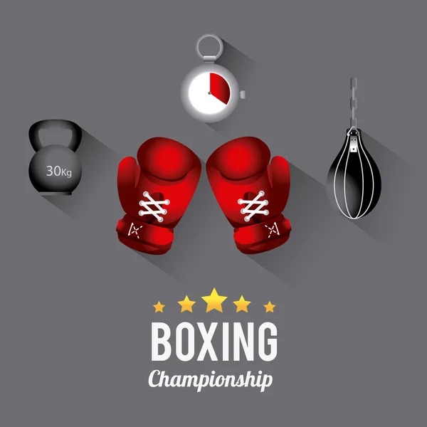 Boxing design. — Stock Vector
