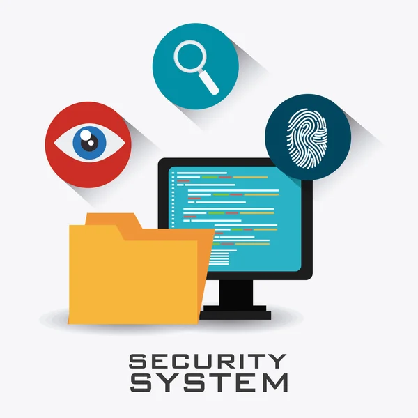 Security system design. — Stock Vector