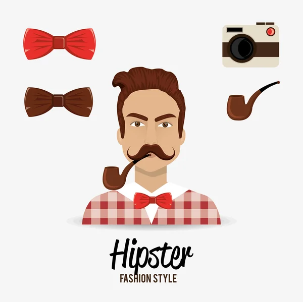 Hispter ontwerp. — Stockvector