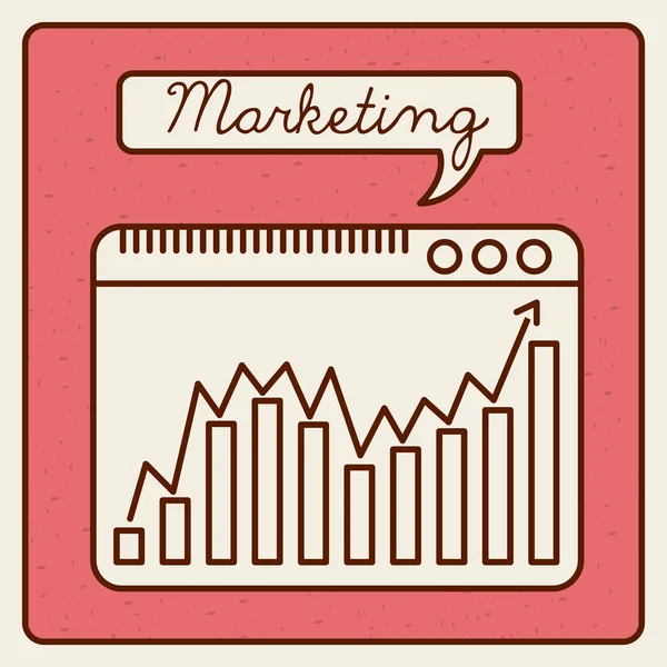 Marketingstatistik — Stockvektor