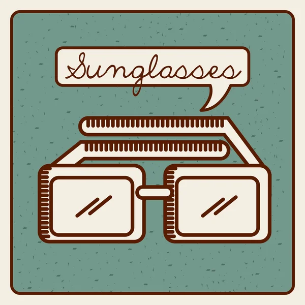 Icono de gafas de sol — Vector de stock