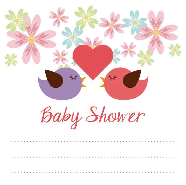 Baby shower — Stock Vector