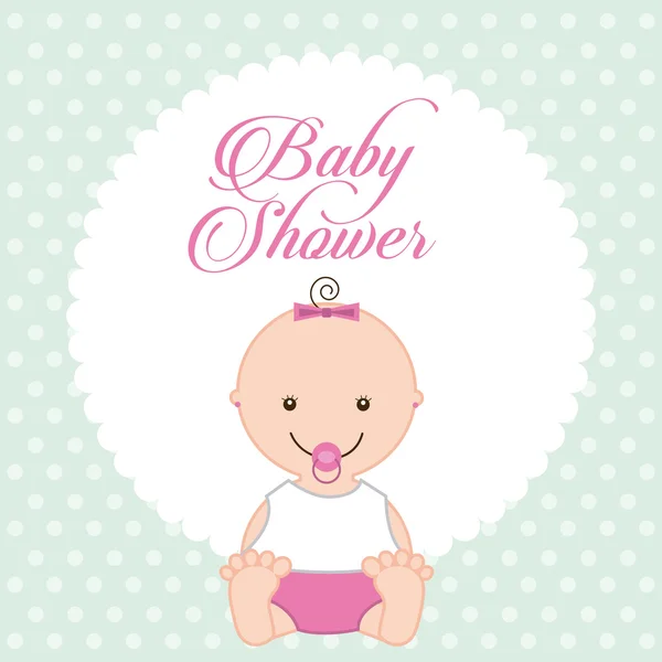 Babydusche — Stockvektor