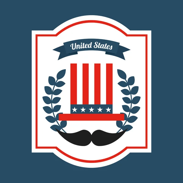 Usa emblem — Stock Vector