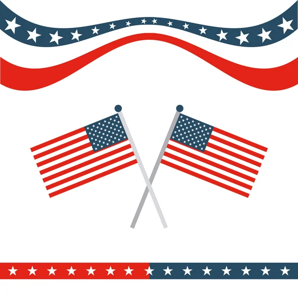 Emblème des USA — Image vectorielle
