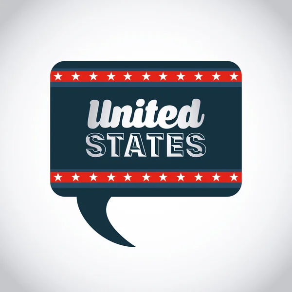 สหรัฐอเมริกา สัญลักษณ์ — ภาพเวกเตอร์สต็อก