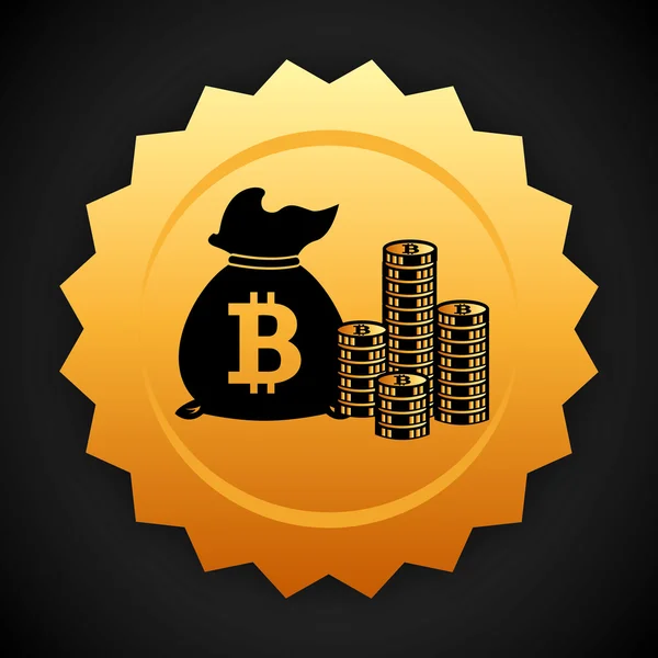 Bitcoin — Stockvektor