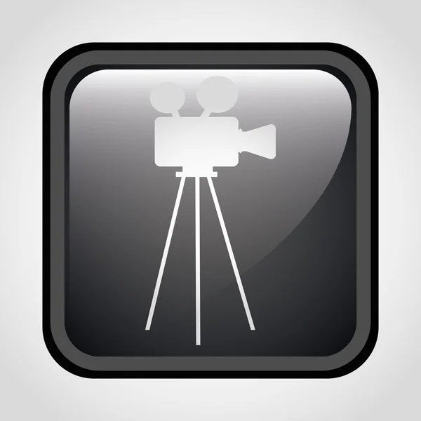 Camera de filmat — Vector de stoc