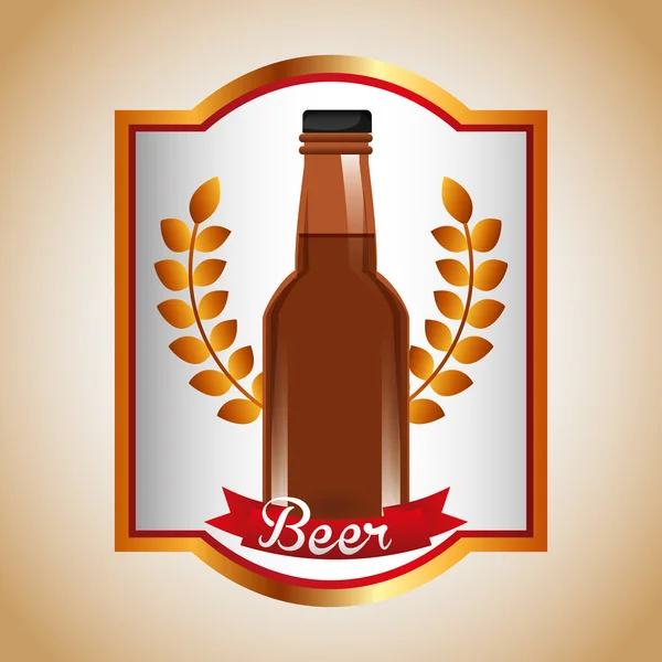 冷啤酒 — 图库矢量图片