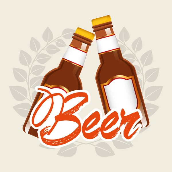 Bière froide — Image vectorielle