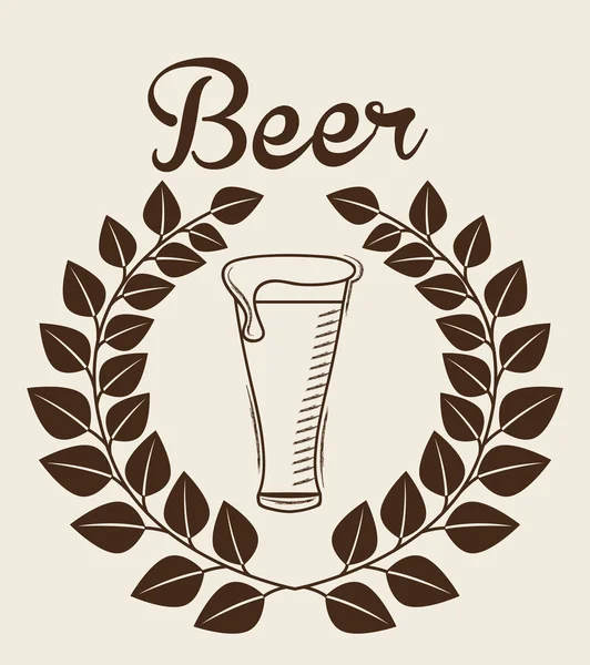 Studené pivo — Stockový vektor