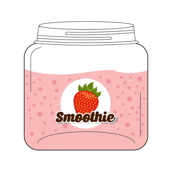 Gyümölcs Smoothie — Stock Vector