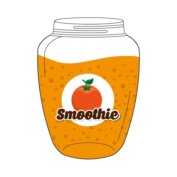 Gyümölcs Smoothie — Stock Vector