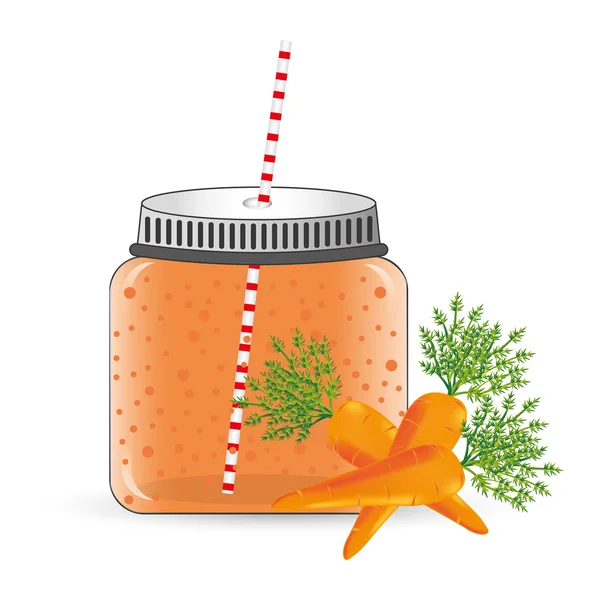 Gyümölcs Smoothie — Stock Vector