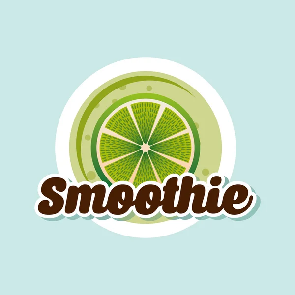 Smoothie fruit — Stock Vector