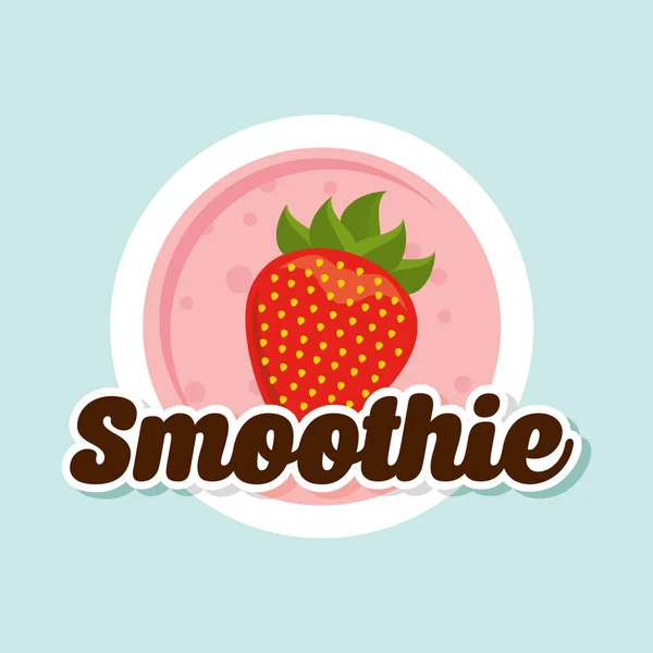 Smoothie fruit — Stock Vector