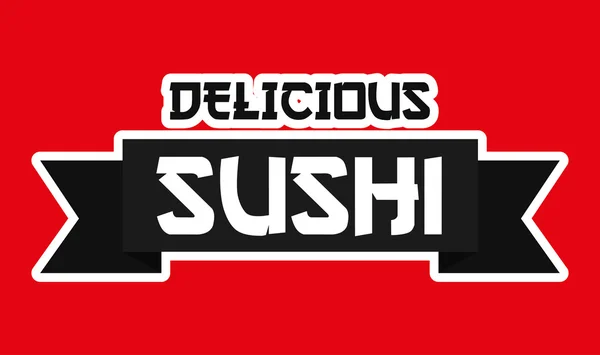 Delicioso sushi — Vetor de Stock