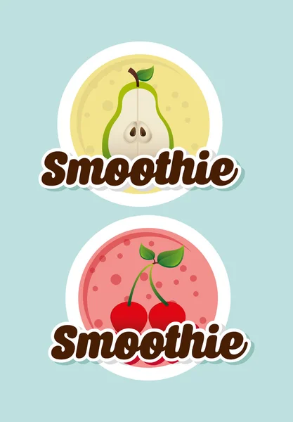 Smoothie fruit — Stock Vector