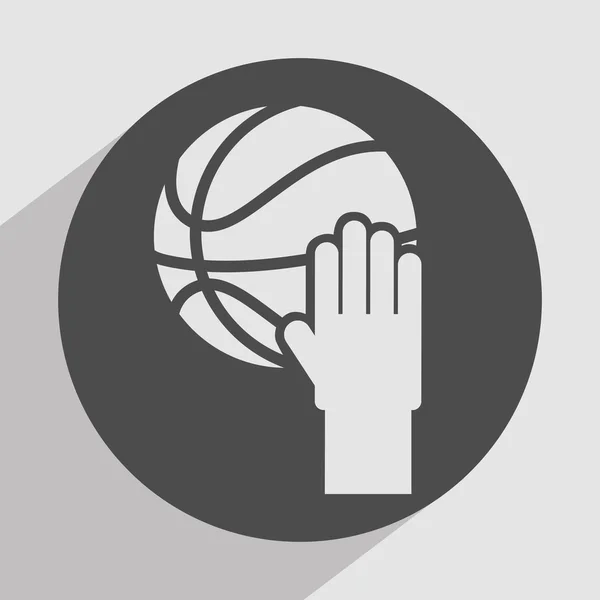 Icono de baloncesto — Vector de stock