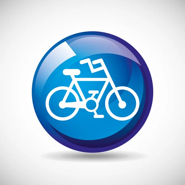 FietsPictogram — Stockvector