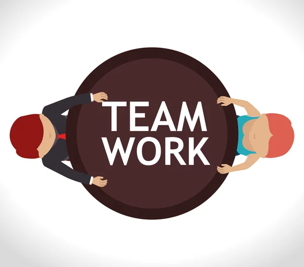 Teamwerk ontwerp. — Stockvector