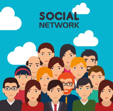 sosyal ağ tasarımı.