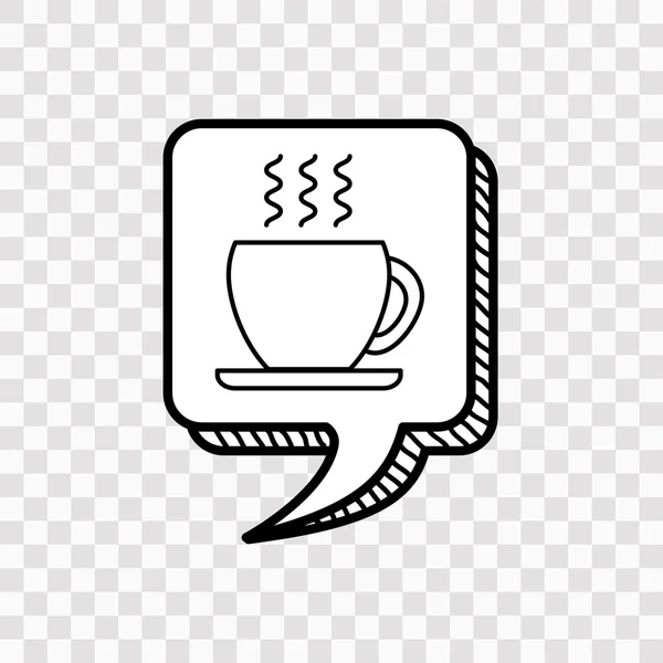 Koffie-icoon — Stockvector