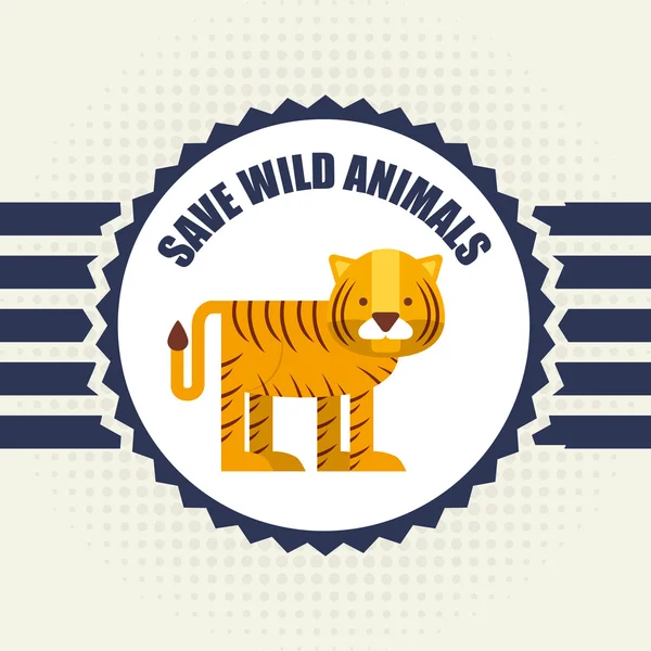 Σώσει τα ζώα — Διανυσματικό Αρχείο