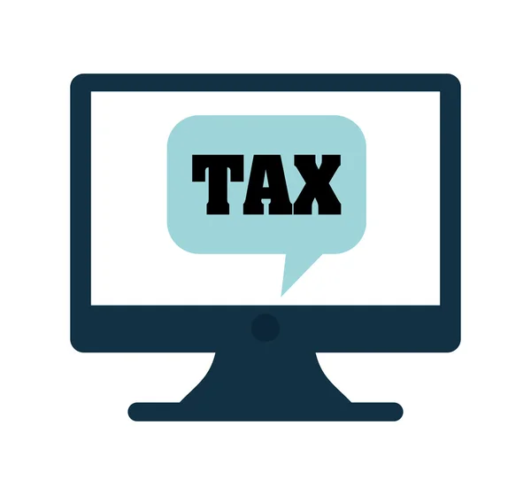 Концепція податкової — стоковий вектор