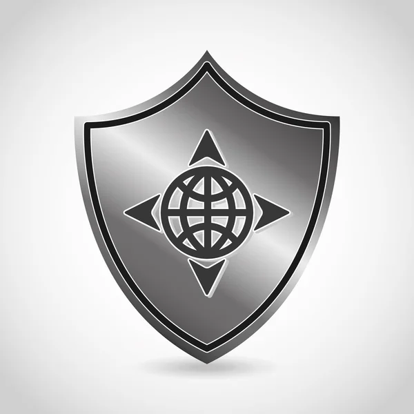 Икона безопасности — стоковый вектор