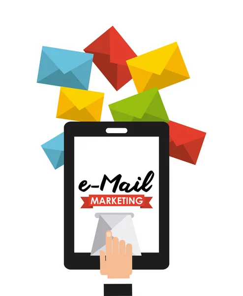 Mail koncepció — Stock Vector