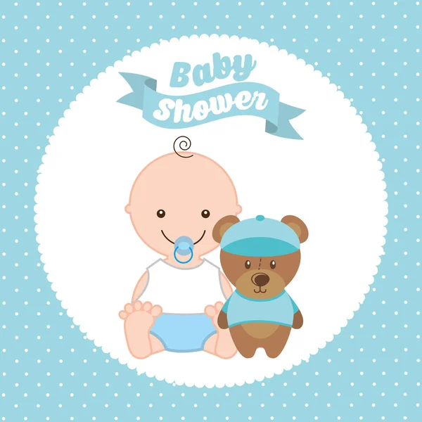 Baby shower — Wektor stockowy