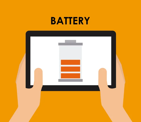 Battery power — Stock Vector