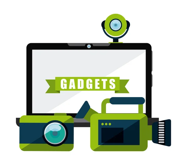 Gadget tech — Stock Vector