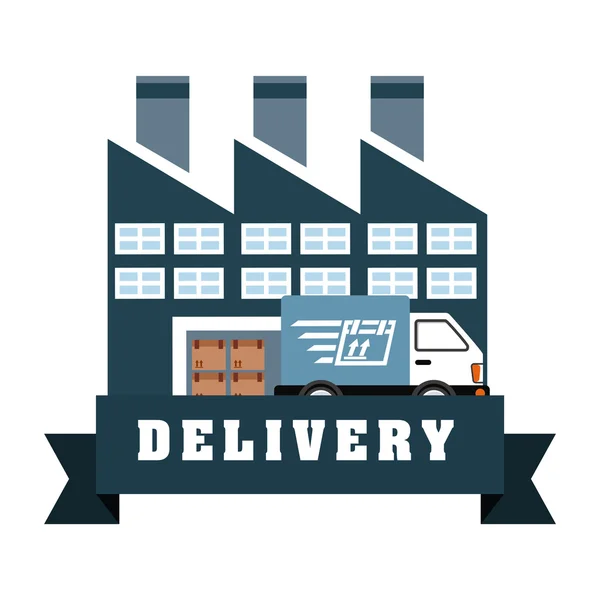 Delivery service — Stock Vector