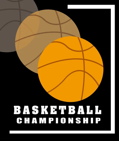 Basketbal sport — Stockvector