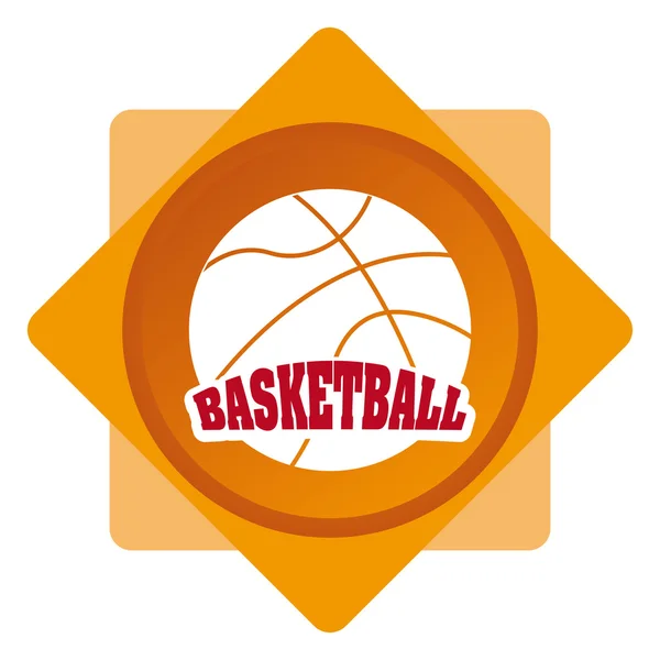 Basketbal sport — Stockový vektor