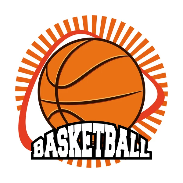 Basketbal sport — Stockvector