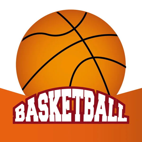 Basketbal sport — Stockvector